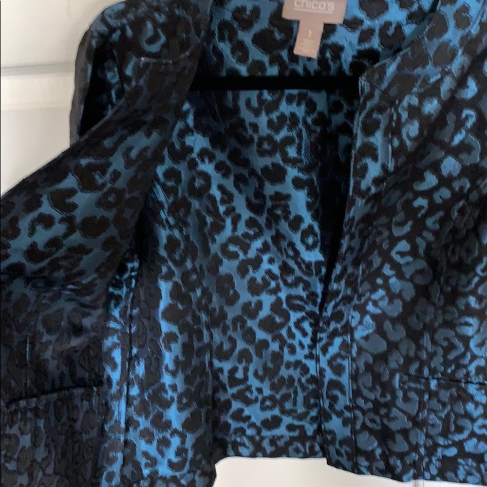 Chico’s Metallic Jacket - Picture 5 of 5